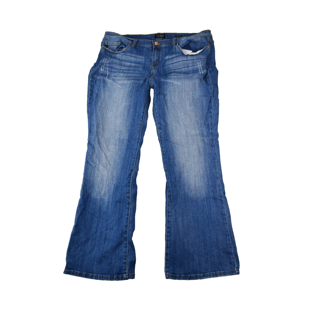 Judy Blue Jeans Womens 3XL (39x30) Boot Cut Blue Denim